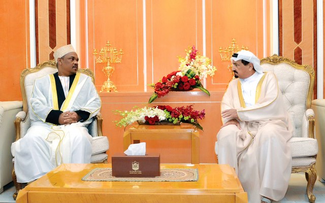 حكام الشارقة وعجمان ورأس الخيمة يستقبلون رئيس جمهورية القمر المتحدة